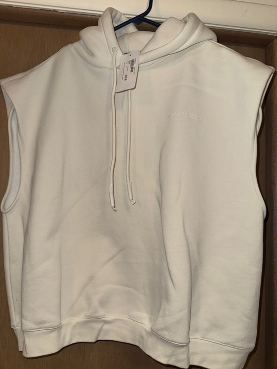 Sweaty Betty Tops - Sweaty Betty Sleeveless Hoodie Drawstring XL